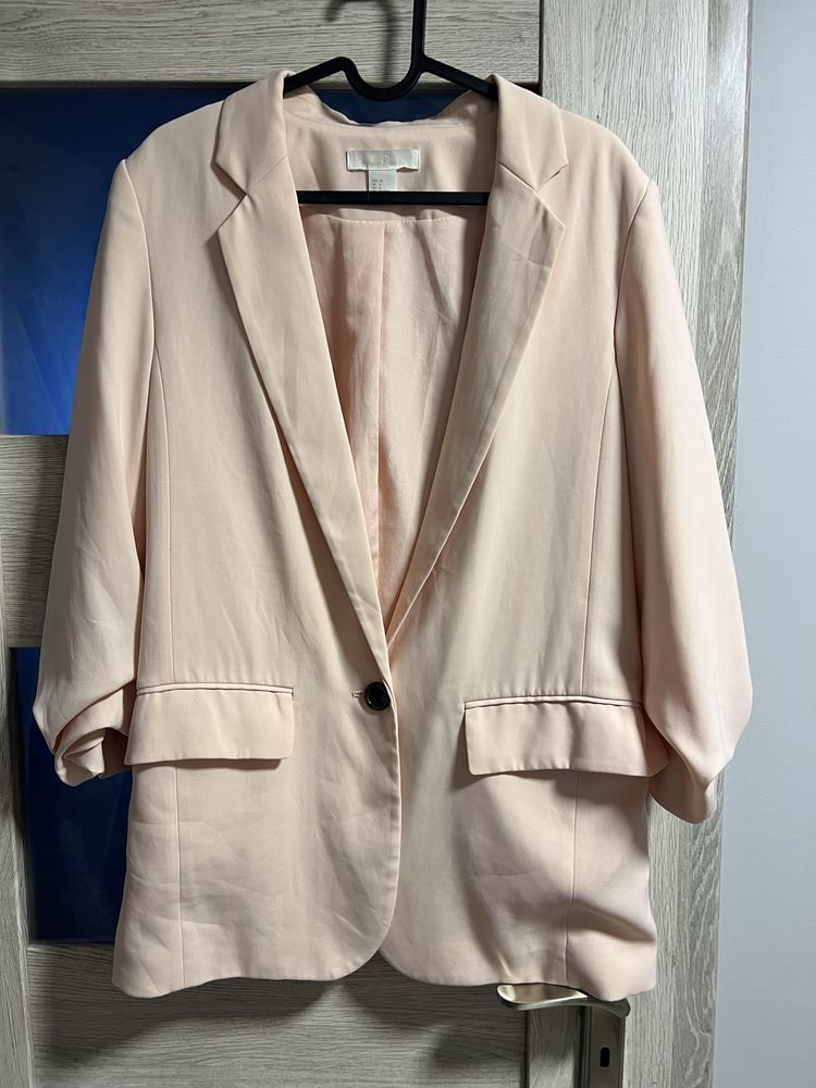 Marynarka pudrowy róż H&M 36 S
