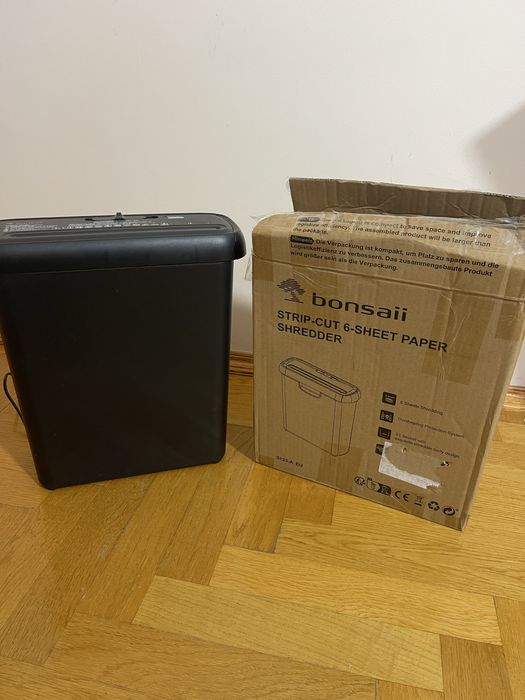 Шредер для бумаги та карток швидке зниження паперів Bondaii