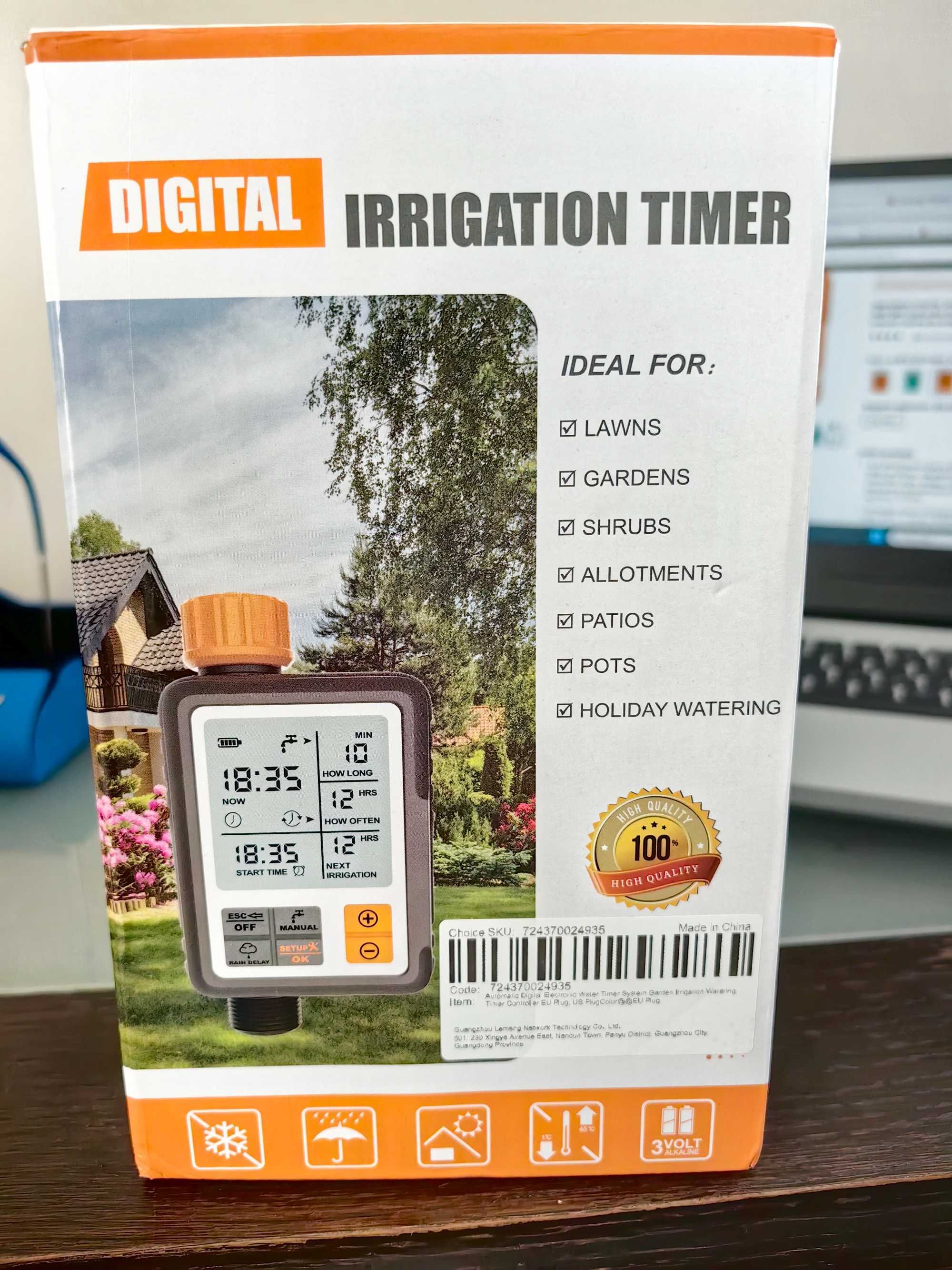 Timer  zegar minutnik do podlewania