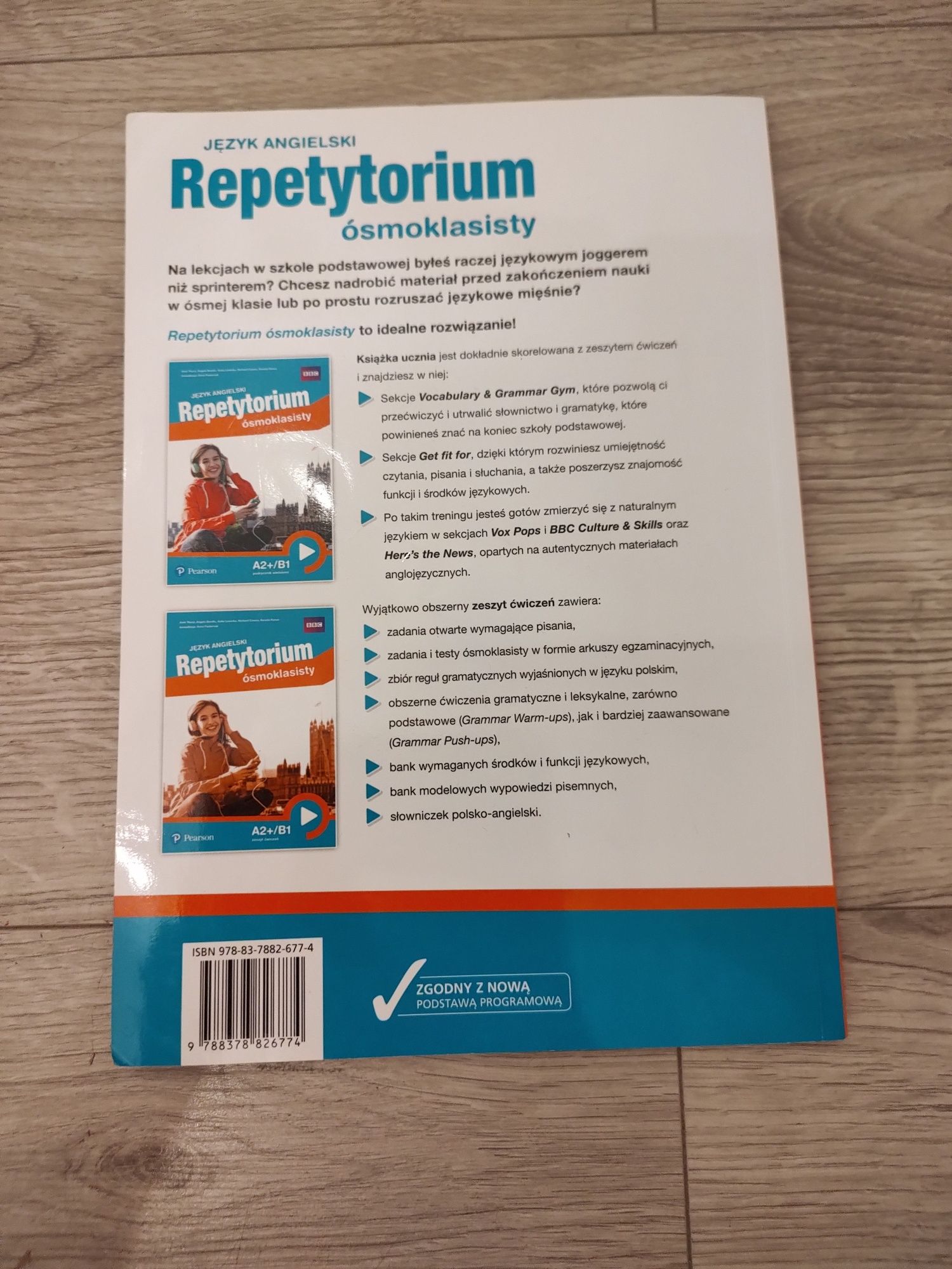 Repetytorium Ósmoklasisty Pearson język angielski A2+/B1 zeszyt ćwicze