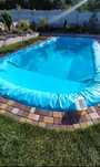 ПВХ Плівка для водойм 500 мкм, 6х25/8x25 м . Плёнка для пруда бассейна
