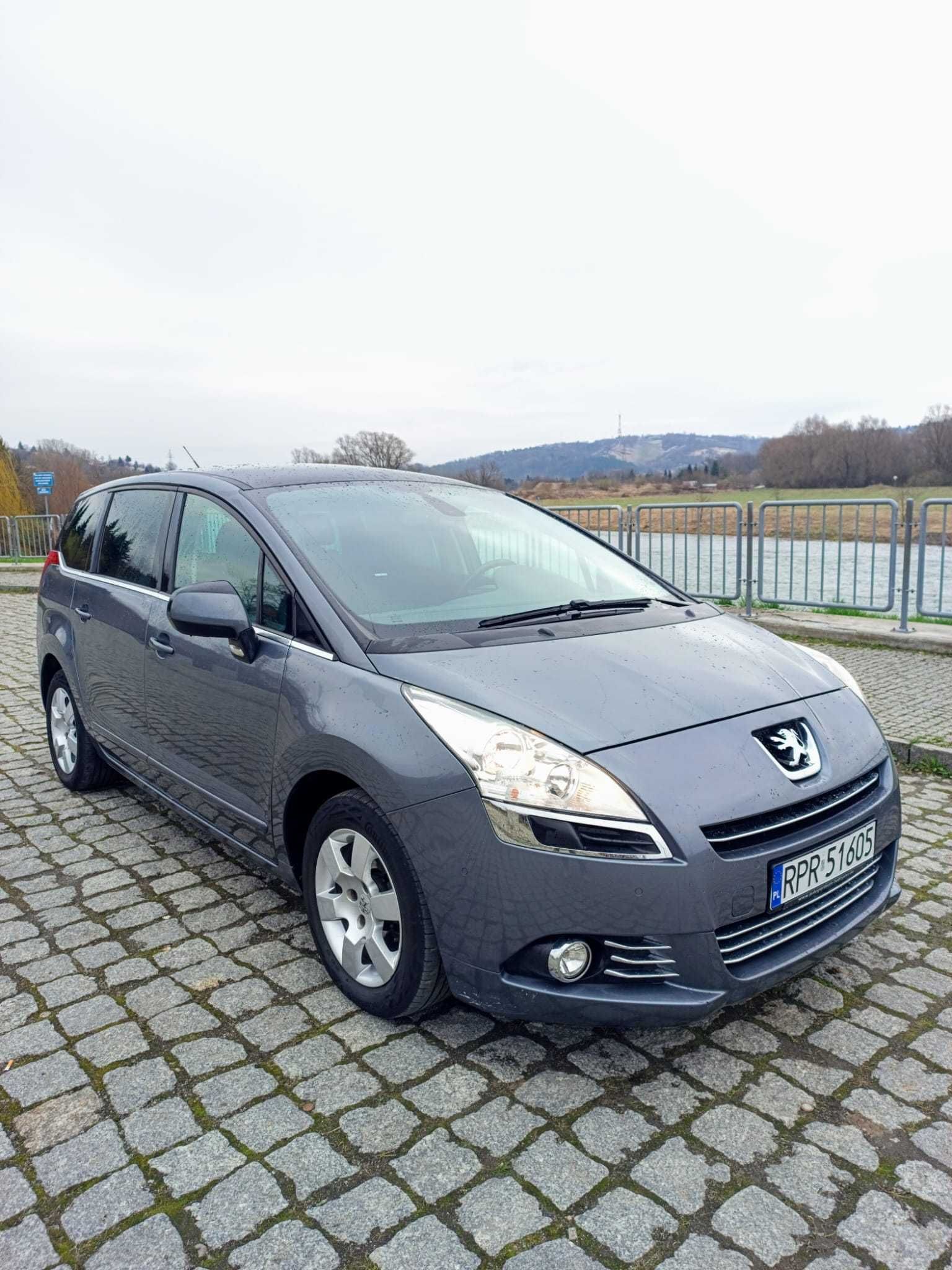 Peugeot 5008 1.6 benzyna  7 osób z Niemiec  zarejestrowany