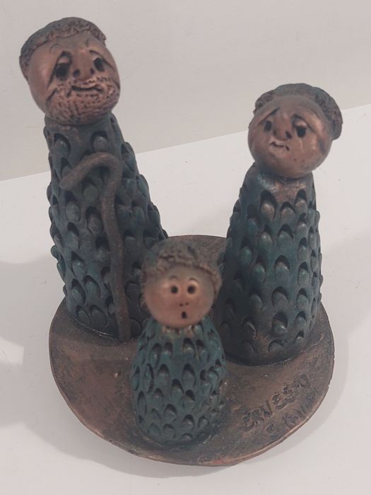 Presépio barro 3 figuras
