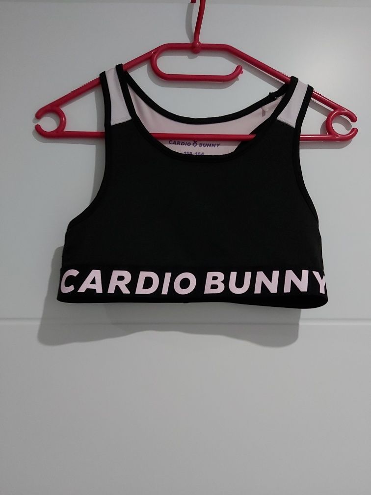 CARDIO BUNNY TOP Sportowy  dziewczęcy 158/164 cm. Jak NOWY