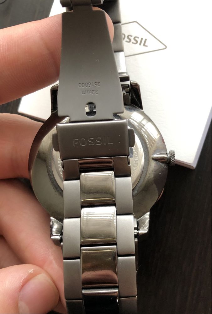 Fossil Minimalist fs 5459 stainless stell watch аналоговые часы