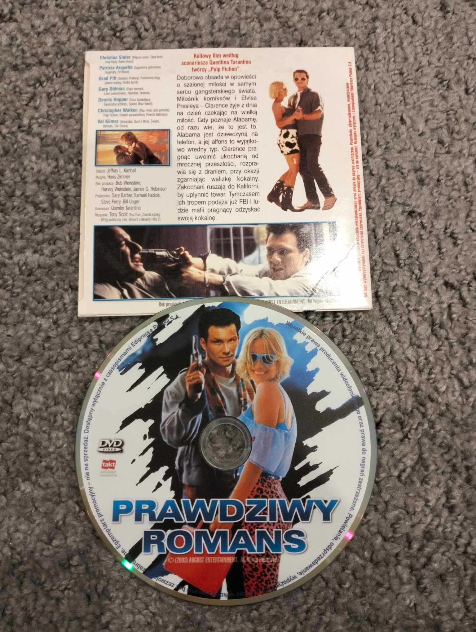 Prawdziwy romans film DVD