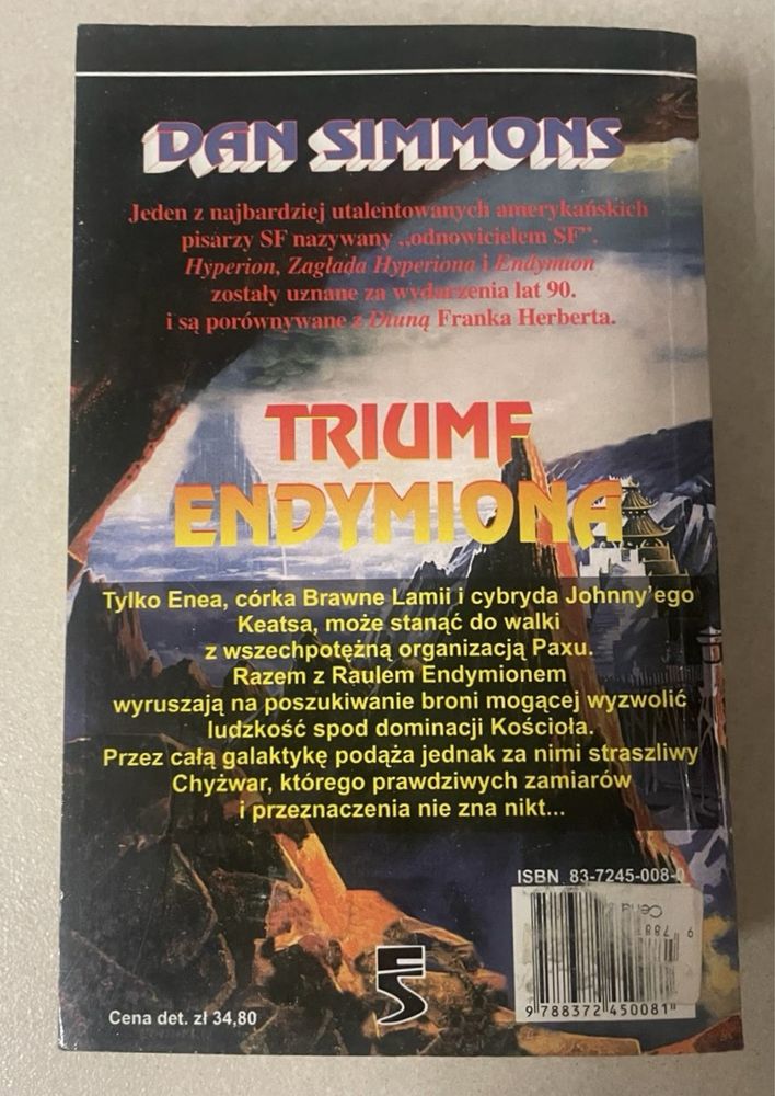 Książka „Triumf Endymiona” - Dan Simmons