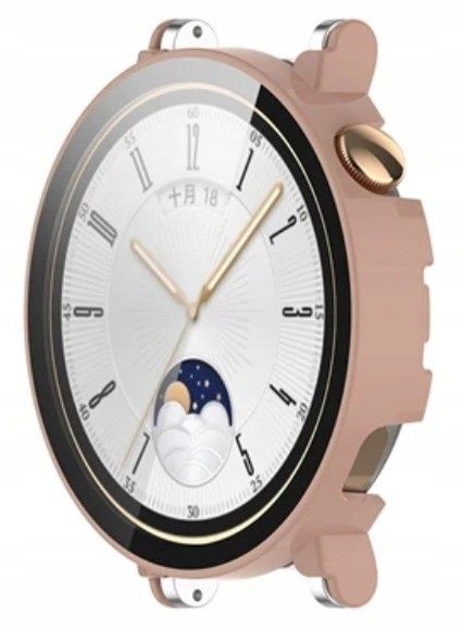 2 X Szkło Hartowane 9H + Etui 2w1 Full do Huawei Watch GT 4 41mm