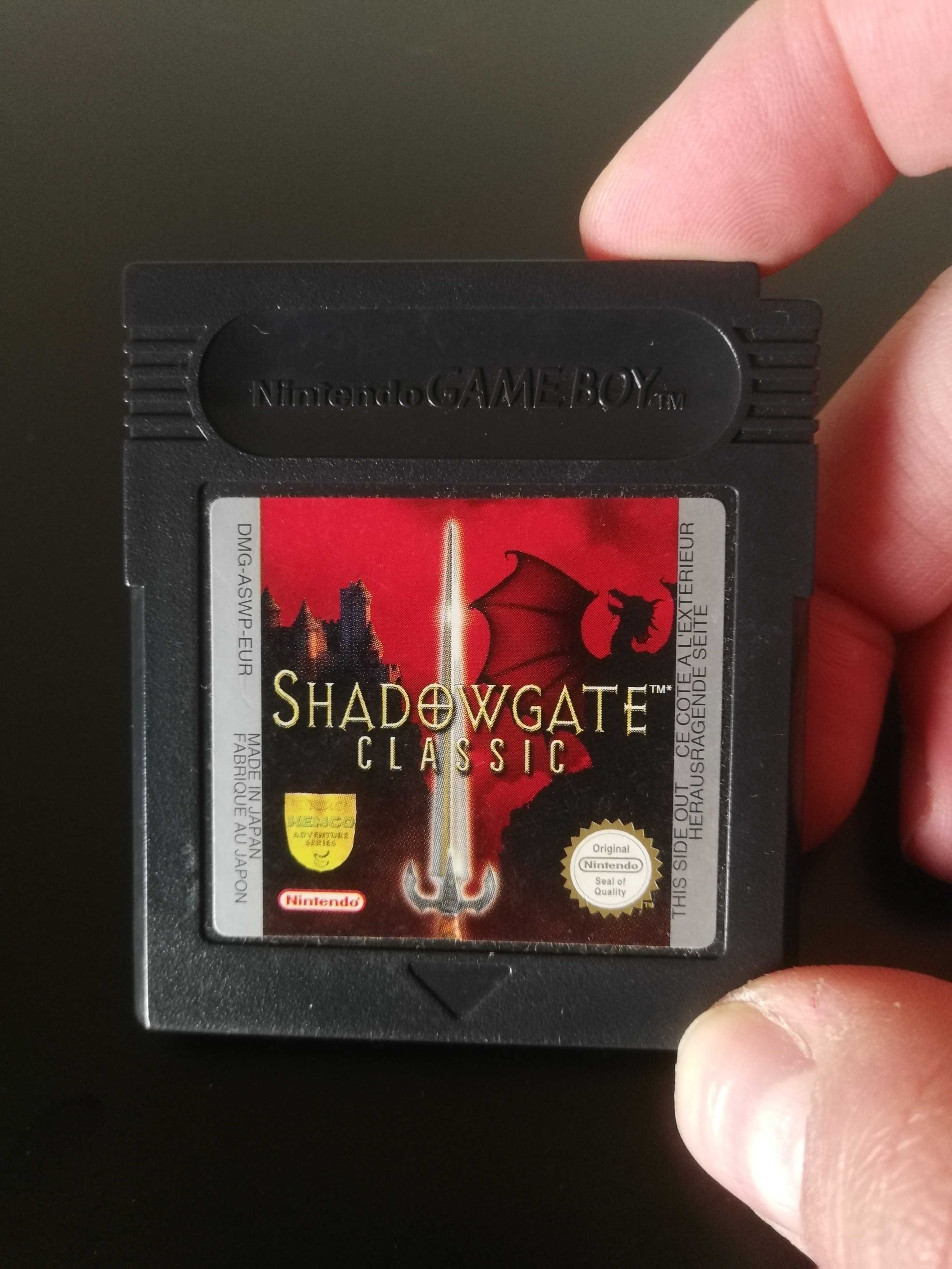 Jogo Shadowgate Classic com caixa e manual para Gameboy Color