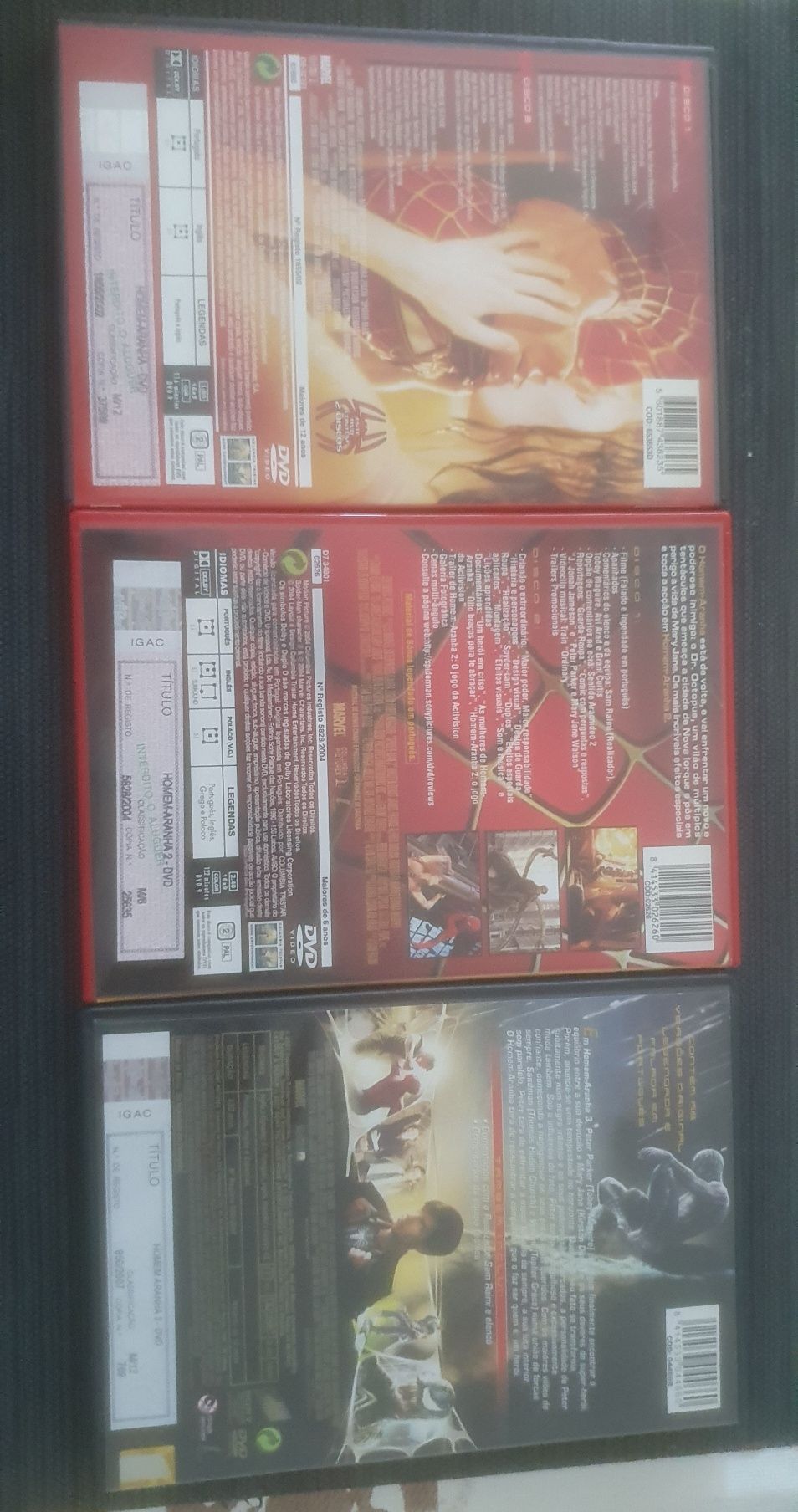 DVD Trilogia Homem Aranha