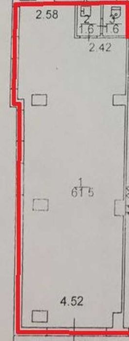 Без комісії! Фасадне приміщення 65 кв.м., Вознесенський узвіз, Поділ