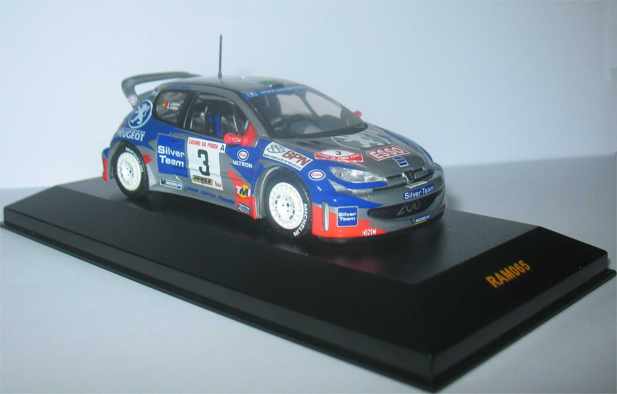 Peugeot 206 WRC - Vencedor Rally Casino da Póvoa 2001 - Adruzilo Lopes