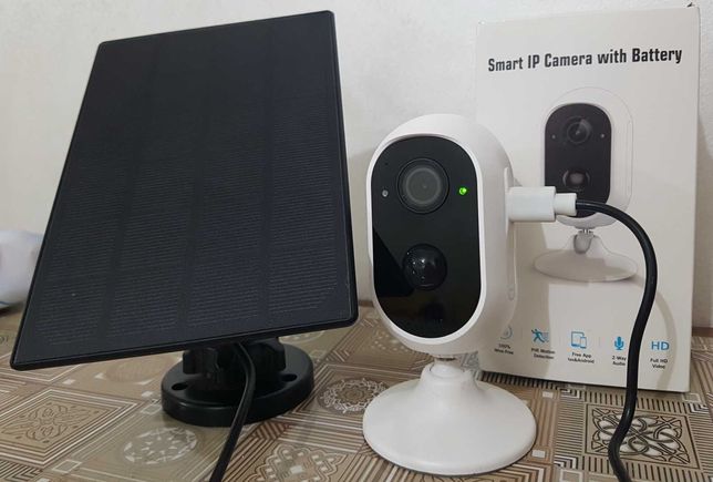 Камера видеонаблюдения с Wi-Fi и солнечной панелью