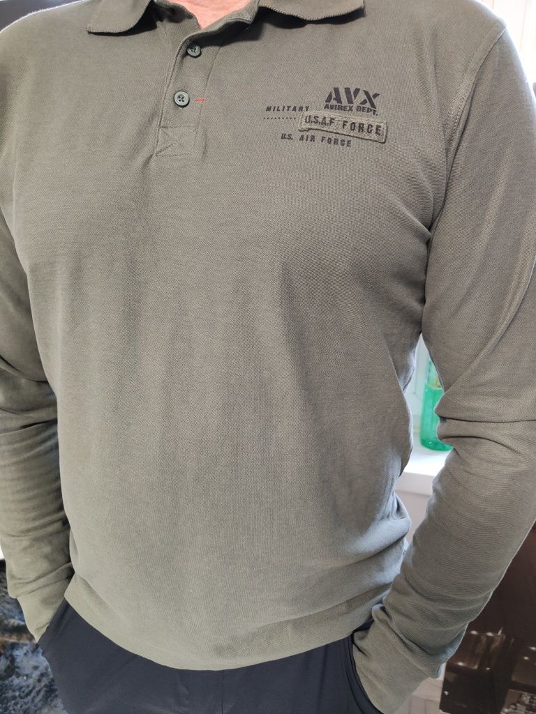 Super militarne longsleeve Avirex rozm XL