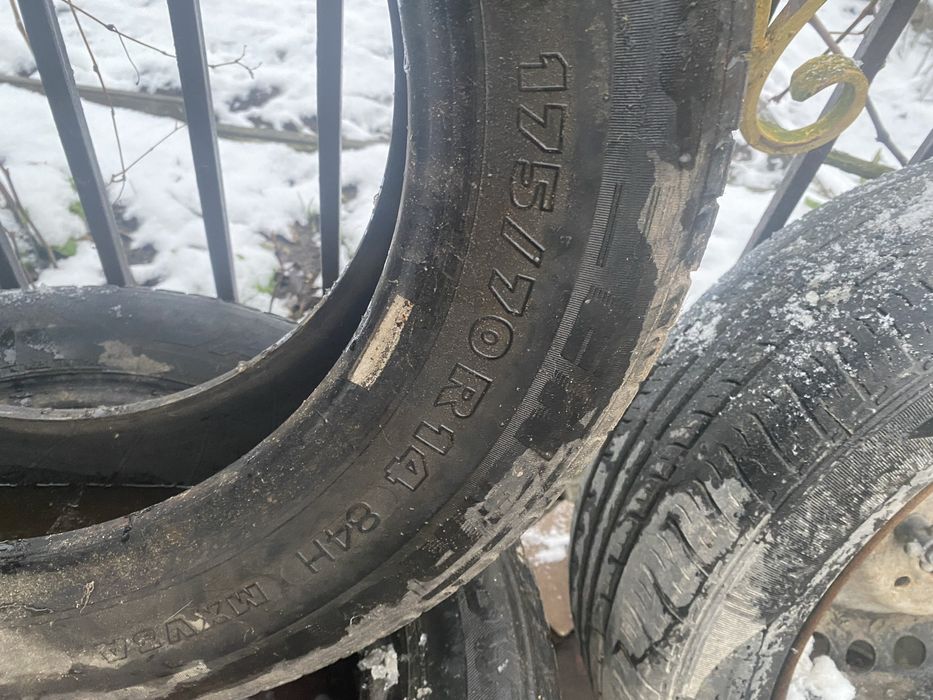 Колеса літні від Opel Combo R14 вживані з дисками