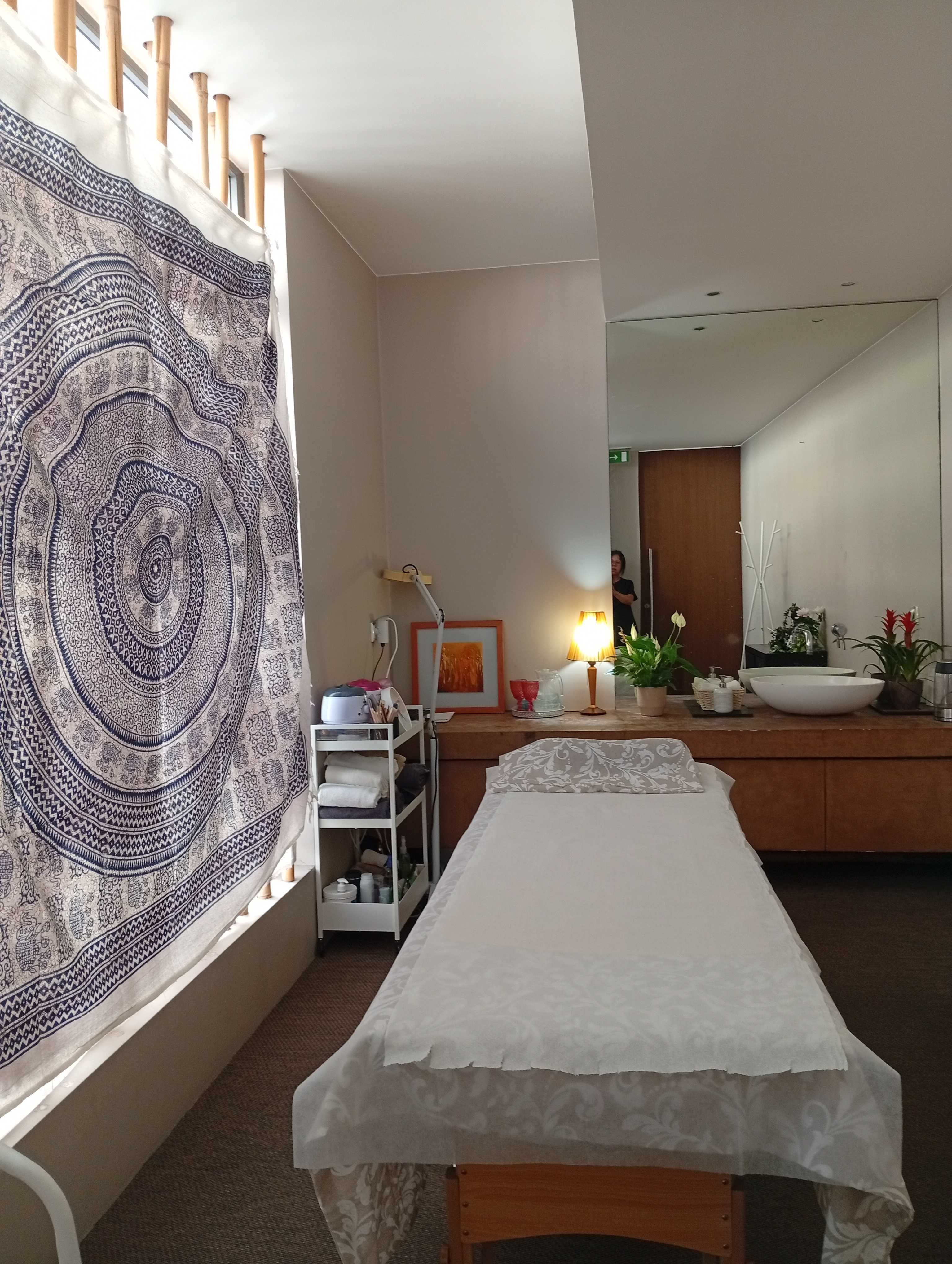 Massagens e depilação