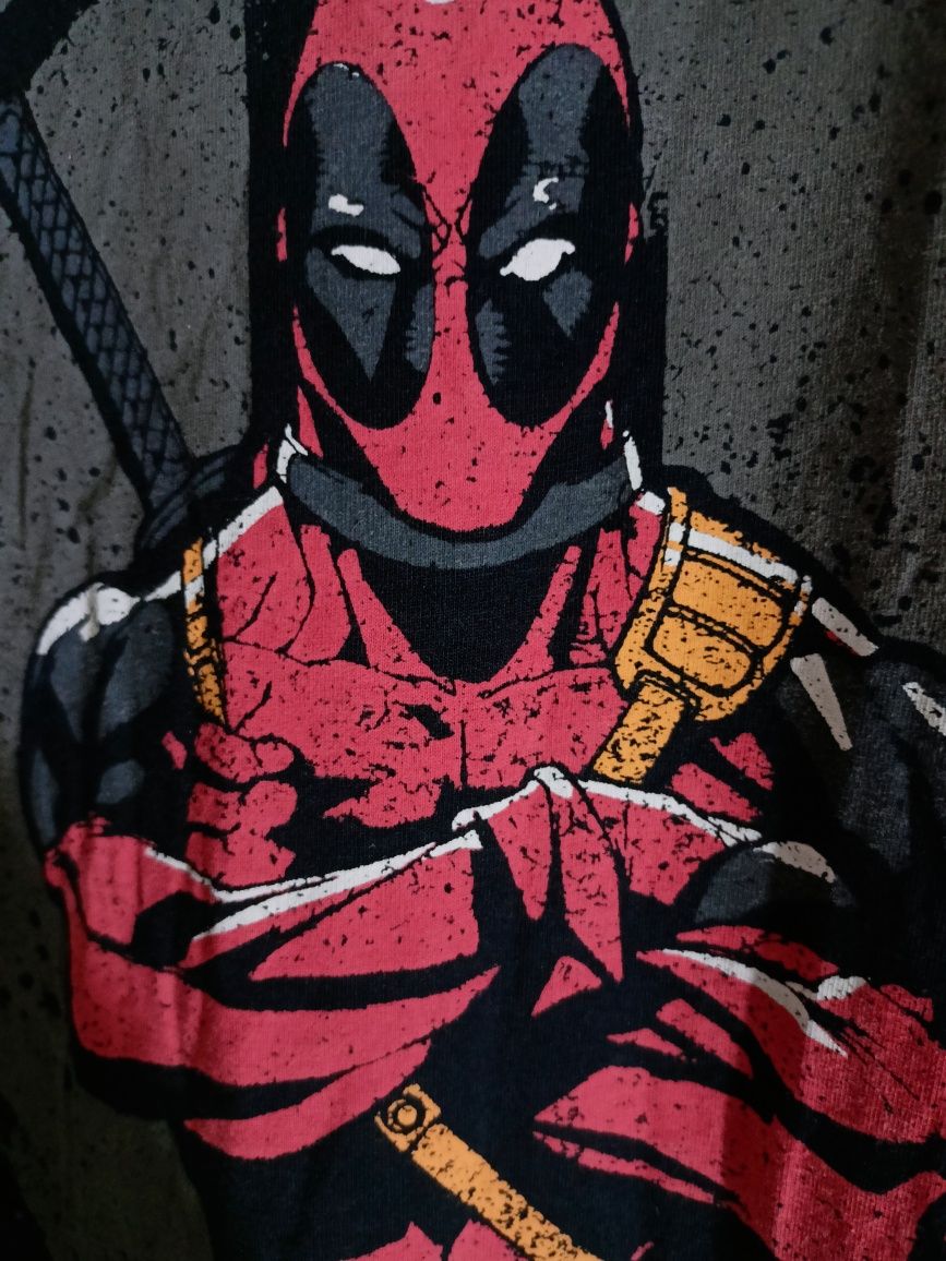 Koszulka męska z krótkim rękawem. Deadpool. Marvel. 
Rozmiar M.
Stan b