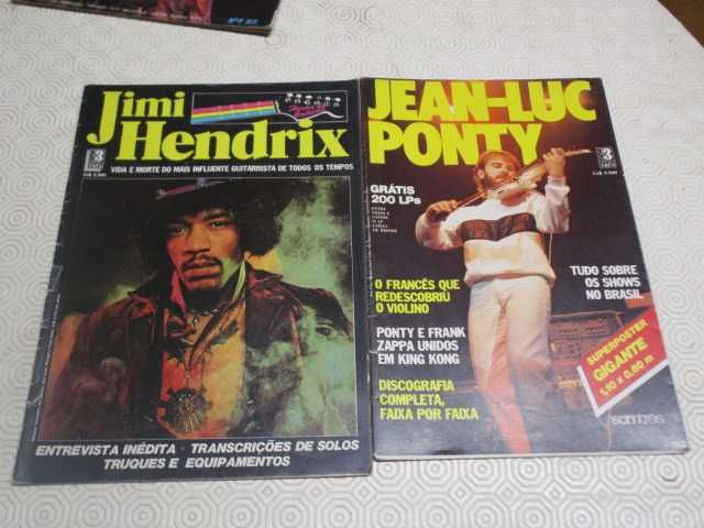 revistas antigas musica Havy Metal ; pop , Elvis Jimi Hendrix