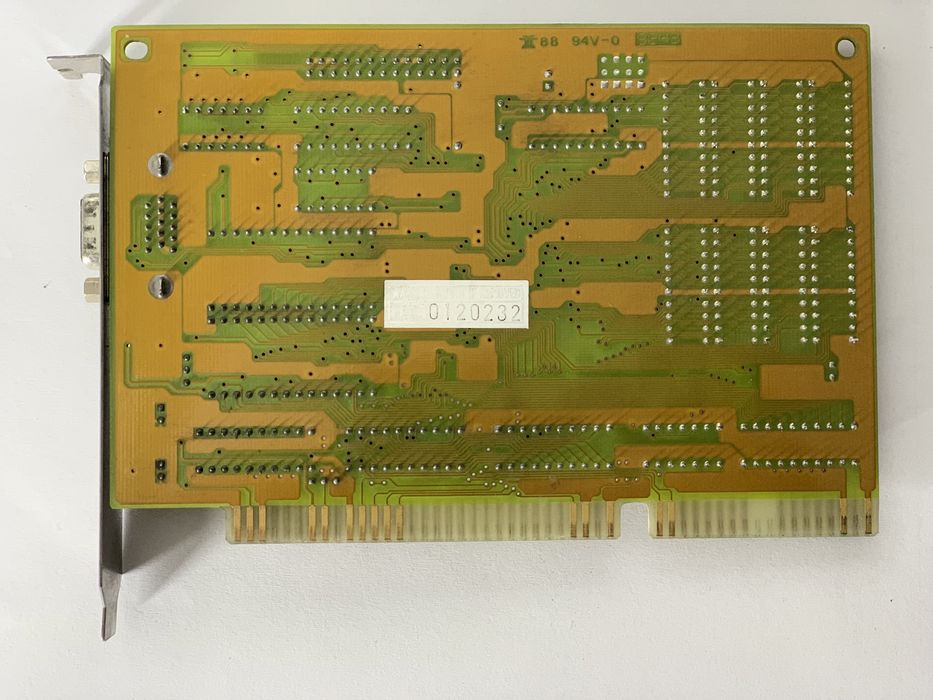 ISA VGA вінтажна карта TSeng 1993 ретро геймінг
