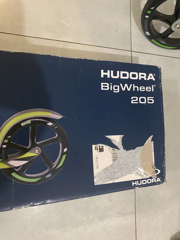 Hulajnoga Hudora do 100 kg nowa duze koła