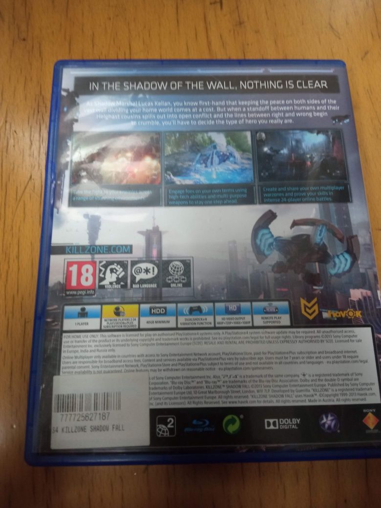 Killzone shadow falls ps4