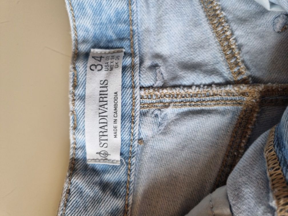 Шорты джинсовые  Stradivarius,женские,   оазм34