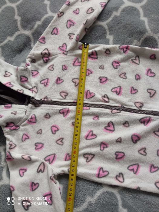Polarowy pajacyk ciepła piżamka 98 104 kombinezon kigurumi do spania