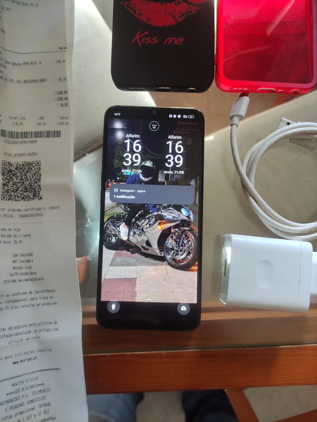 OPPO A57S com garantia