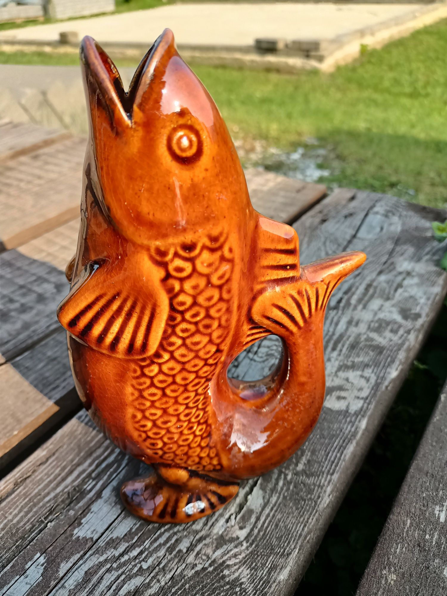 Figurka porcelanowa ryby