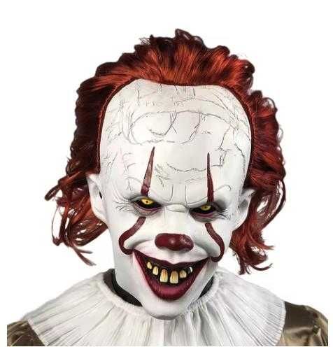 Маски  хэллоуин разные латекс. клоун крюгер чаки гринч день рождение