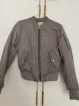 Casaco cinzento, bomber da pull and bear