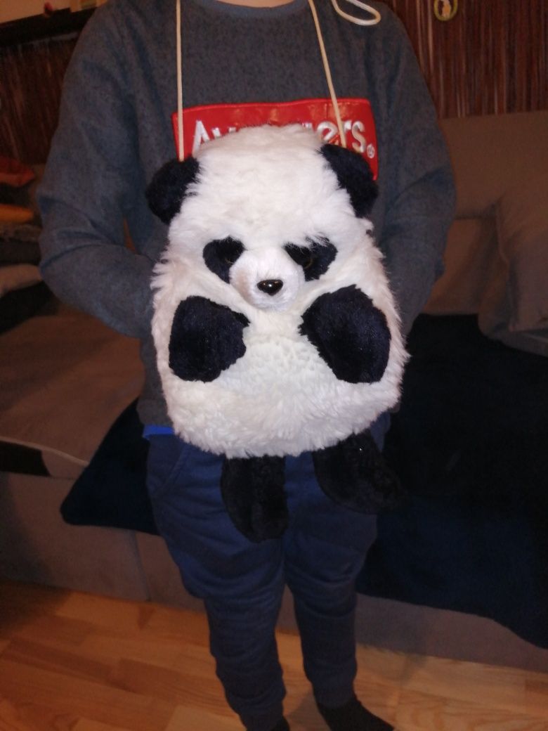 Panda rękawiczki ciepłe chłopczyk