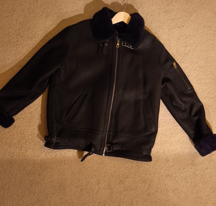 Kurtka skórzana "pilotka"