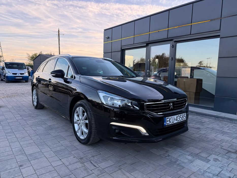 Peugeot 508 1.6 HDI LIFT Ledy HEADUP Nawigacja Panorama Skóry Asystent Pasa Ruchu