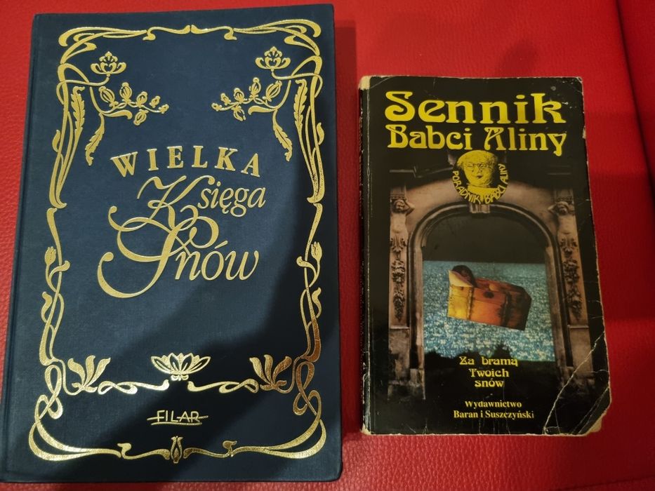 Wielka Księga Snów Georg Fink i Sennik babci Aliny 2 książki razem