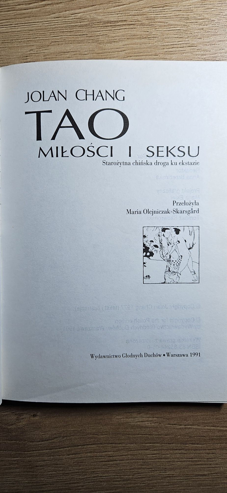 ,,TAO miłości i seksu" Jolan Chang