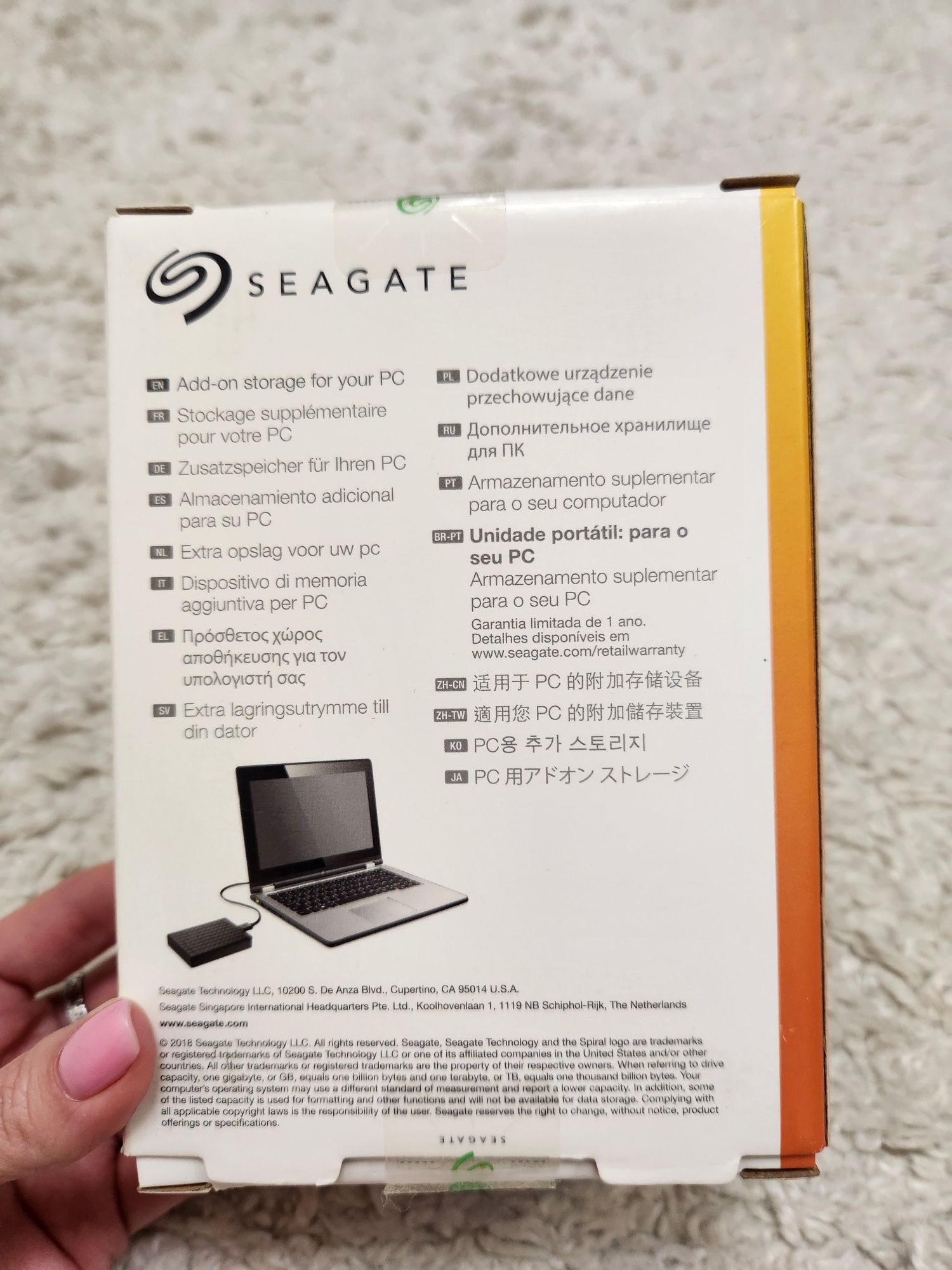 Внешний жесткий диск 4 TB,Жорсткий диск Seagate Expansion Portable 4TB