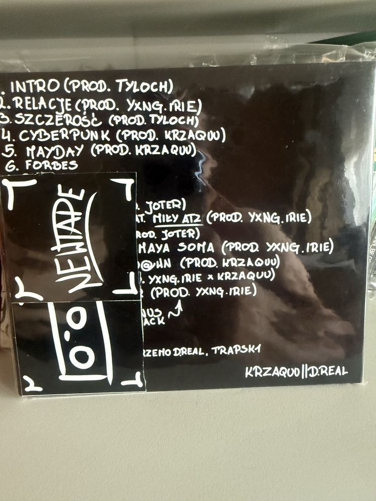 D. Real Krzaqu - Newtape CD unikat wlepy
