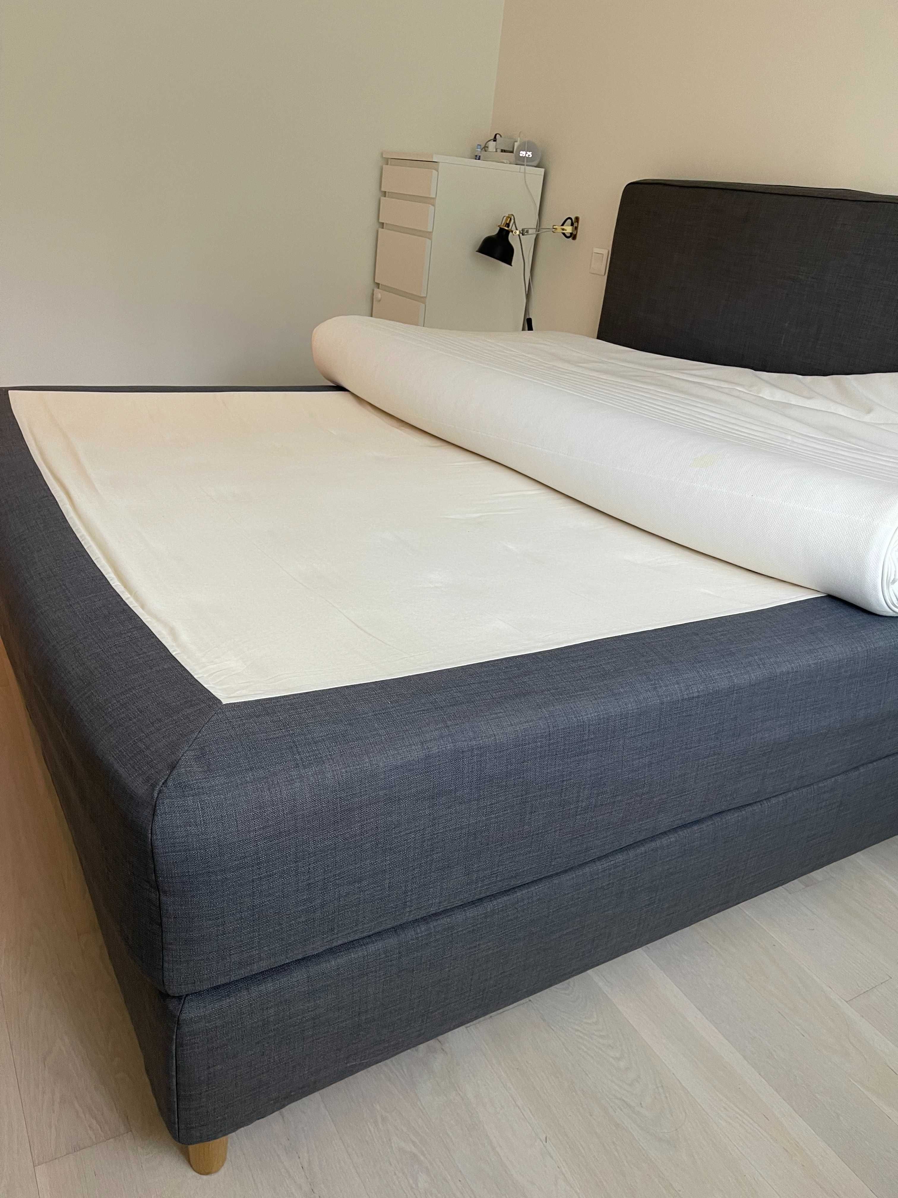 Cama Cinzenta Casal 180x200