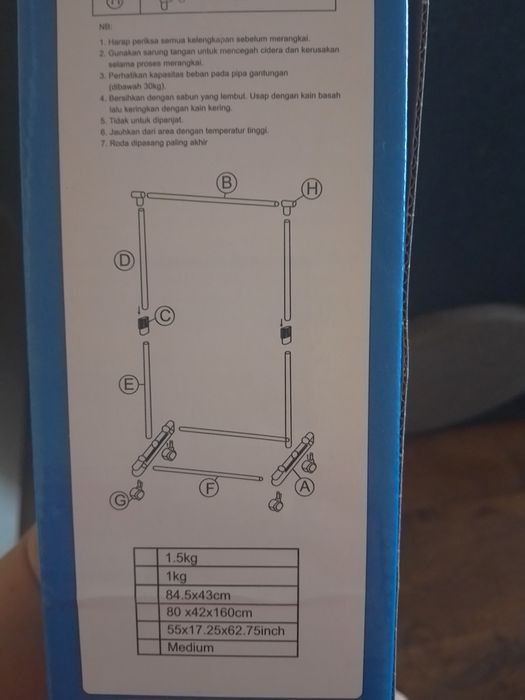 Одинарна стійка на колесах