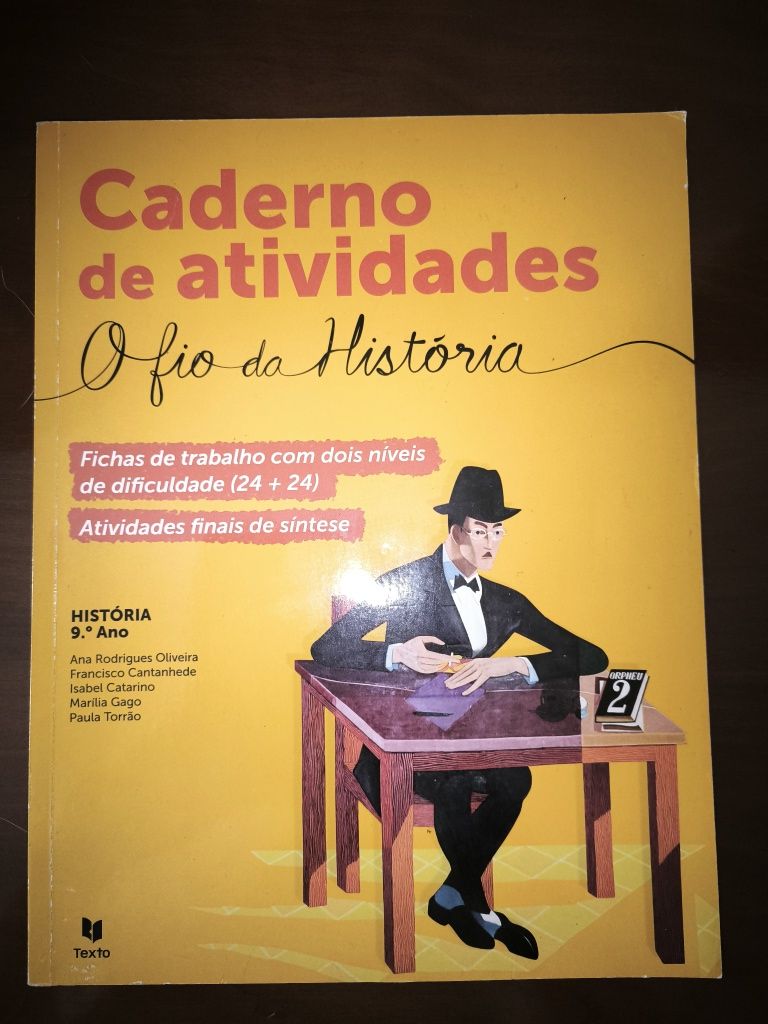 Caderno de atividades de História- 9°ano ( incluí soluções)