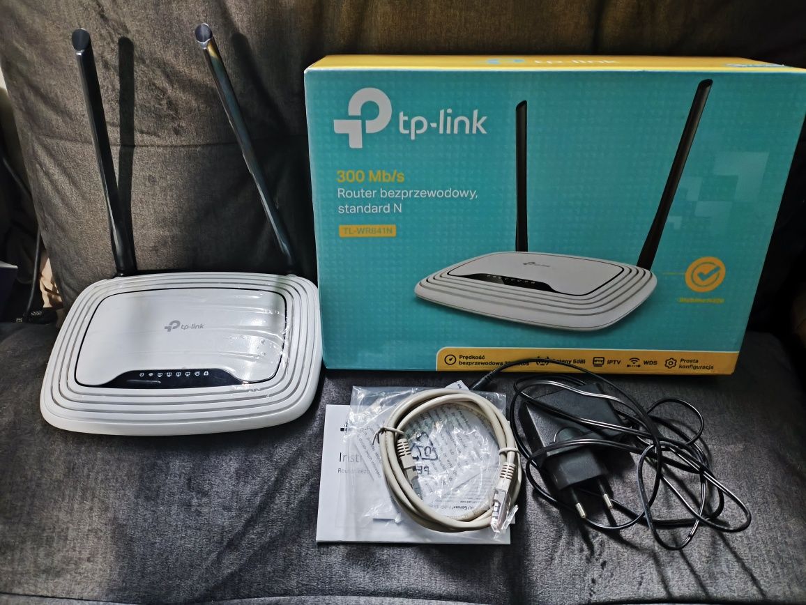Router bezprzewodowy TP-Link TL-WR841N 300Mb/s standard N ruter