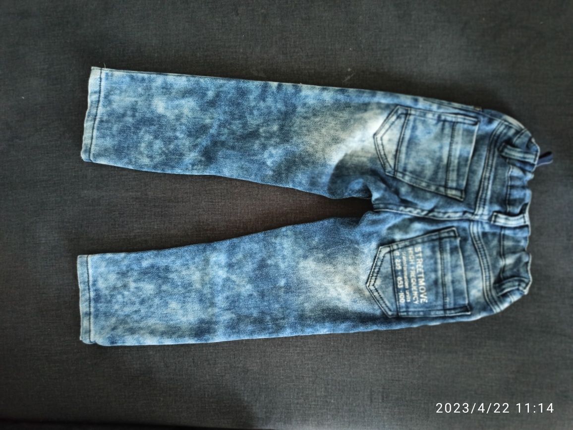 Spodnie jeans 110