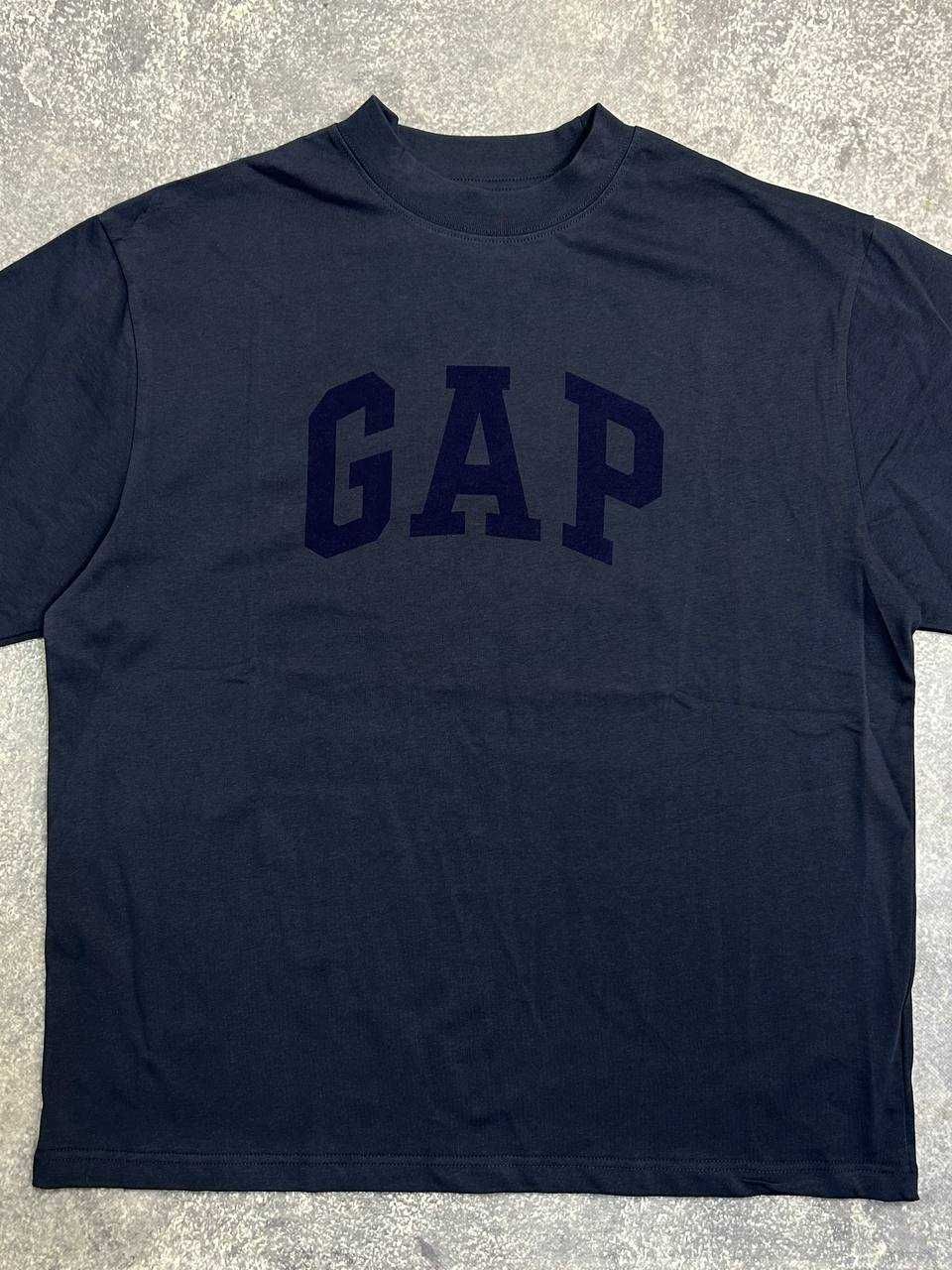 Футболка синя Yeezy GAP BALENCIAGA YZY футболка синяя  S M L