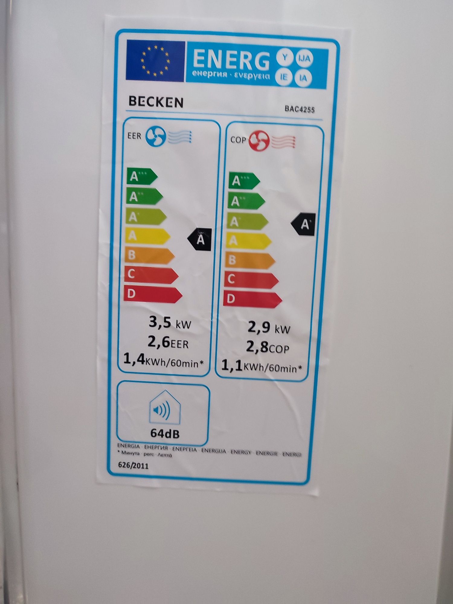 Becken BAC4255 Ar Condicionado Portátil