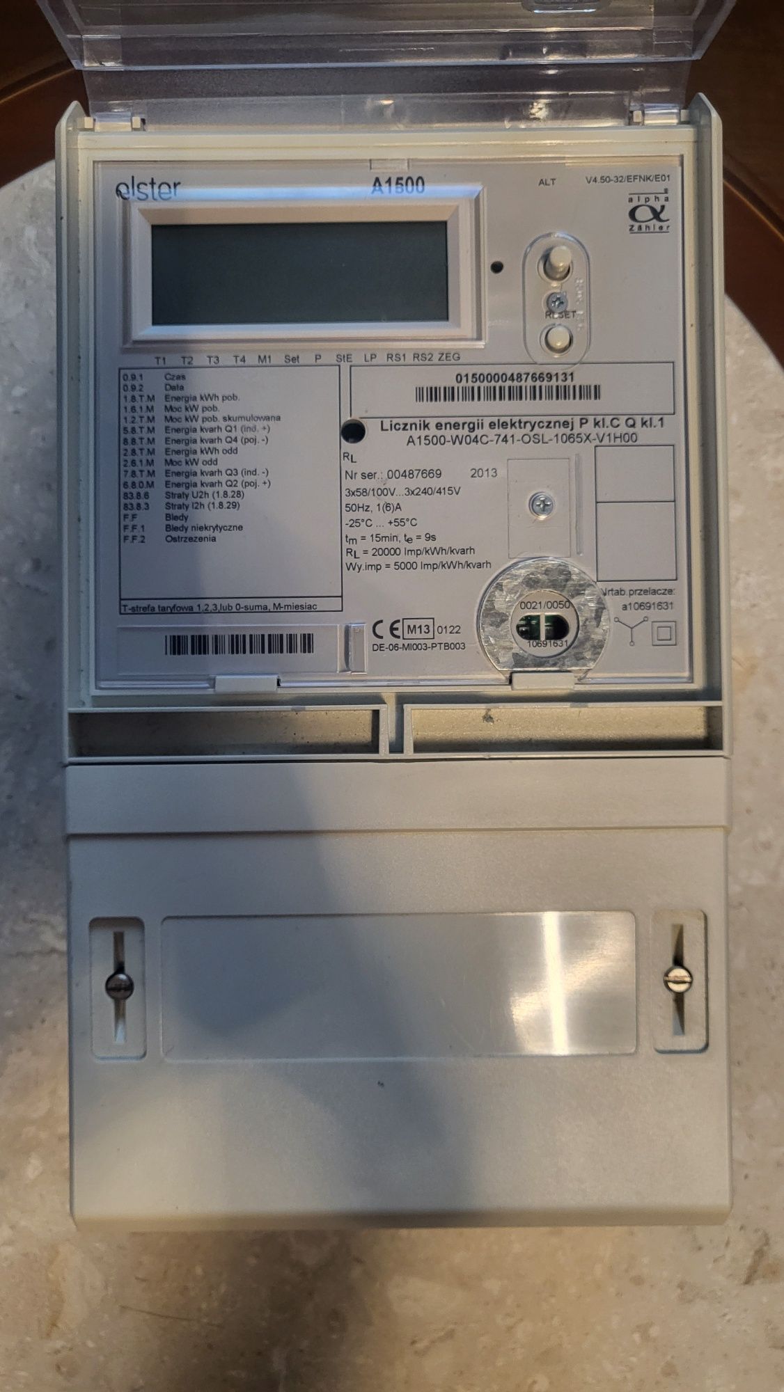 Licznik energii elektrycznej Elster