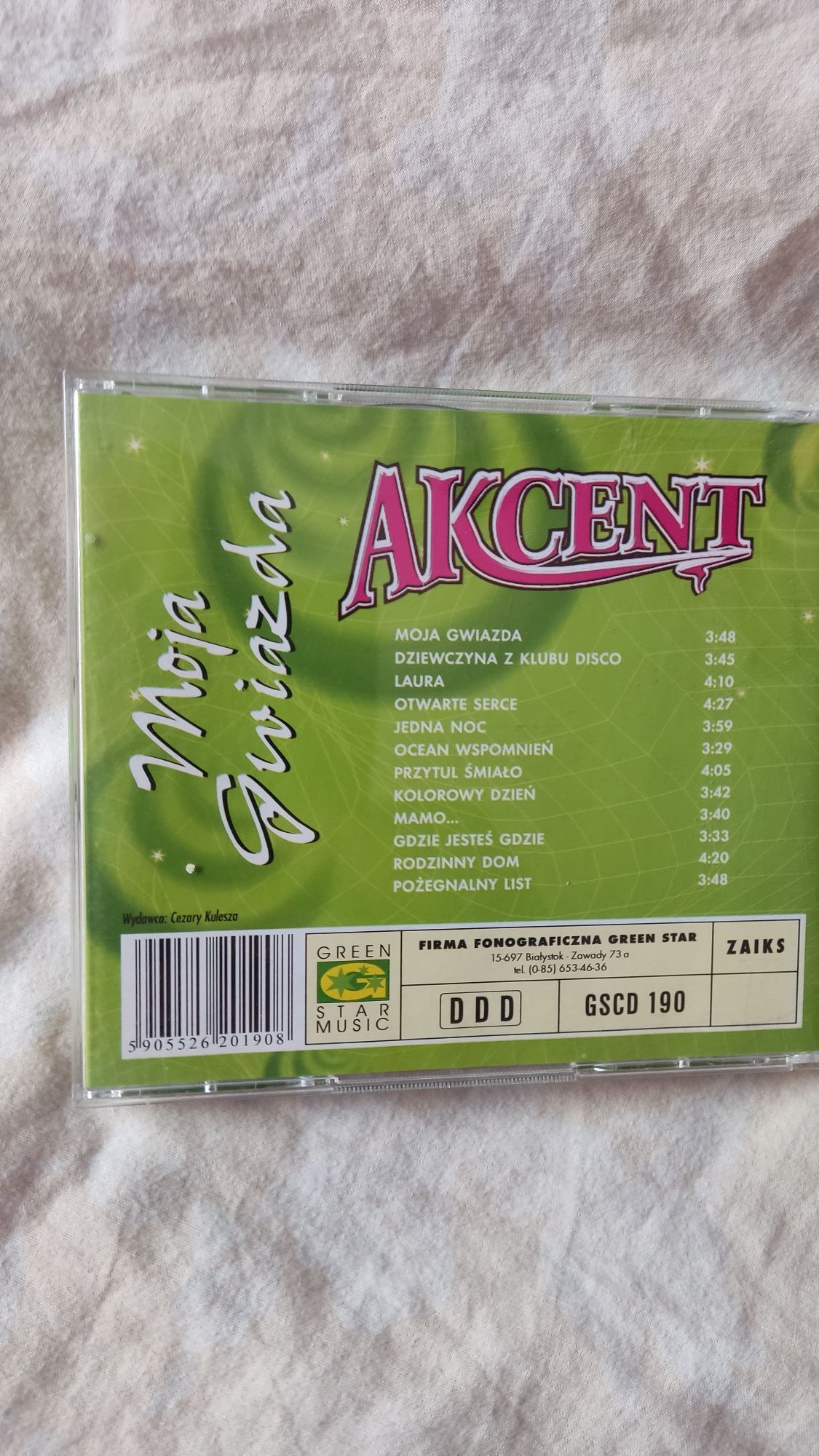 Green Star Akcent moja gwiazda CD disco polo