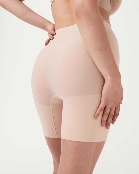 Spodenki Korygujące SPANX L Power Short Bezszwowe Soft Nude