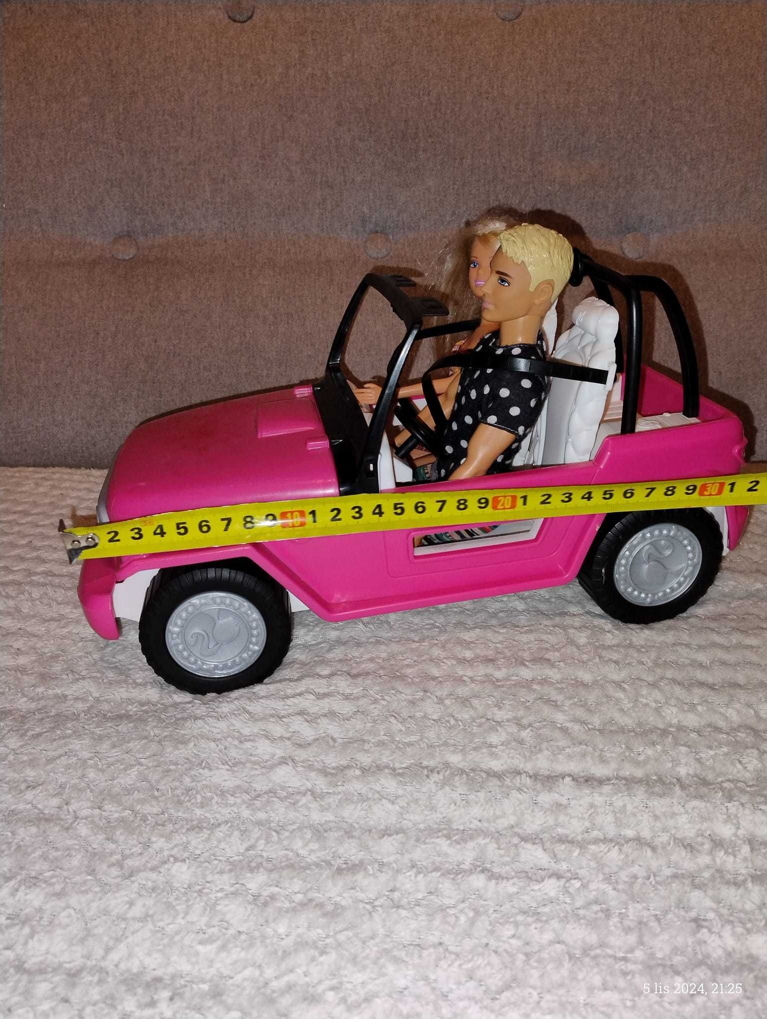 Zestaw Barbie – 6 lalek + auto + akcesoria + pojemniki