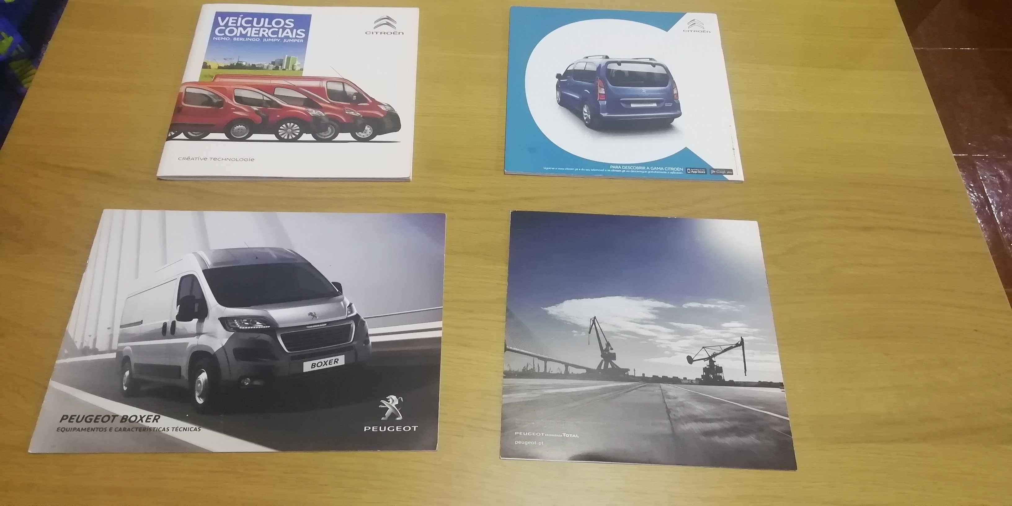 Catálogos Citroën e Peugeot